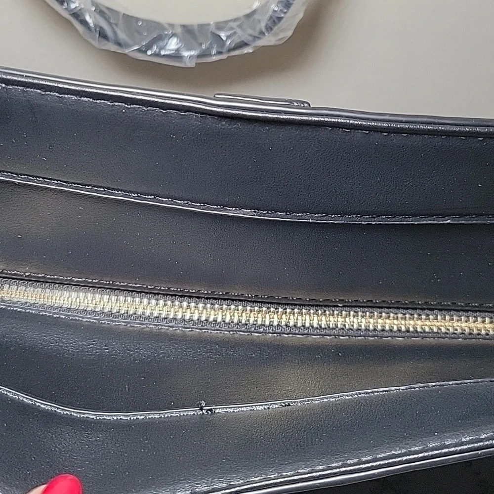 Cavali Tote Bag Large Black‎ Embossed NWT